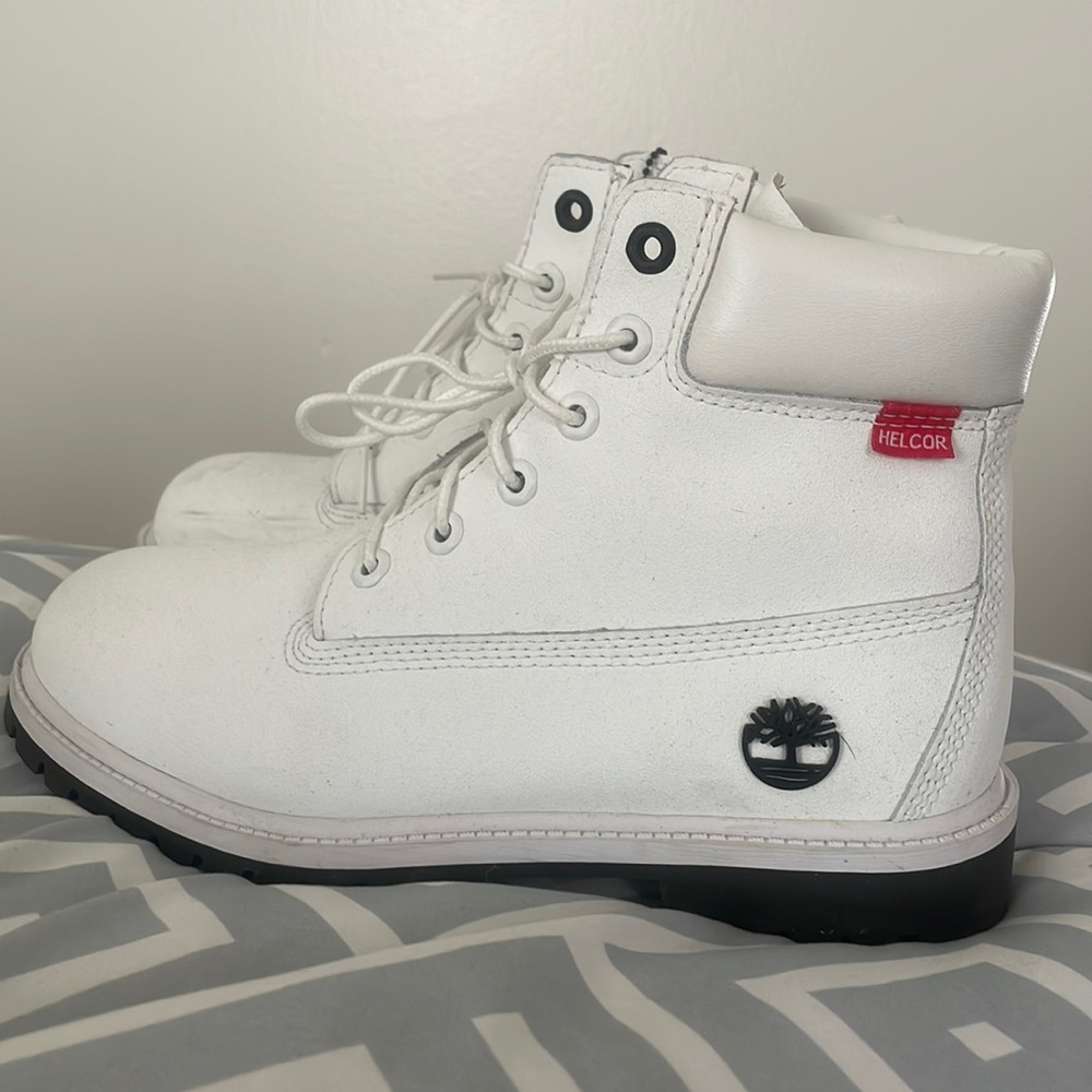 White Timberland Boots